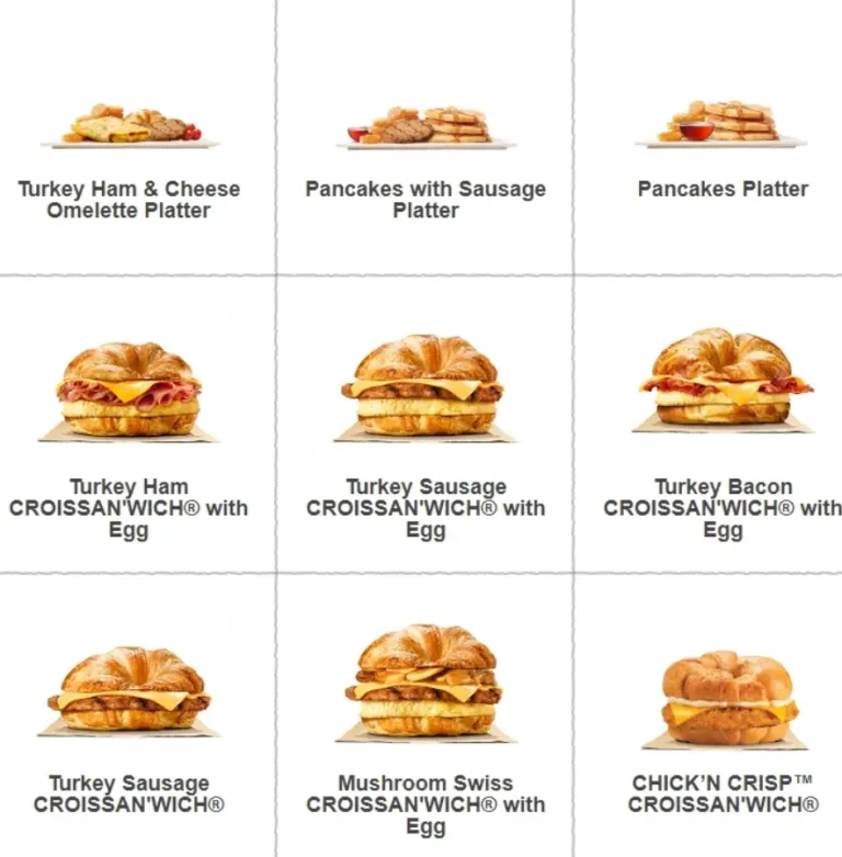 BURGER KING MENU