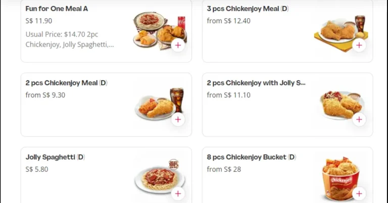 JOLLIBEE MENU