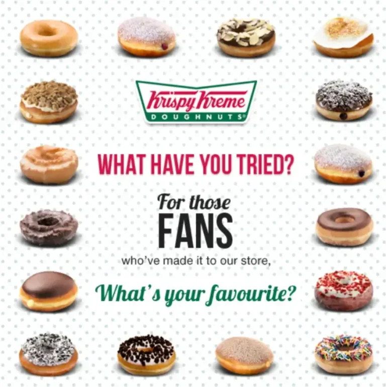 KRISPY KREME MENU