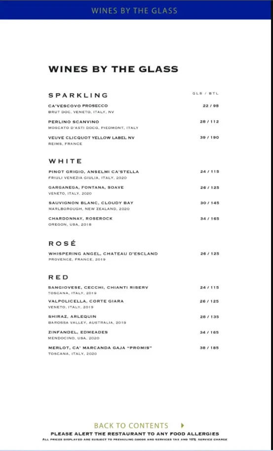 LAVO MENU