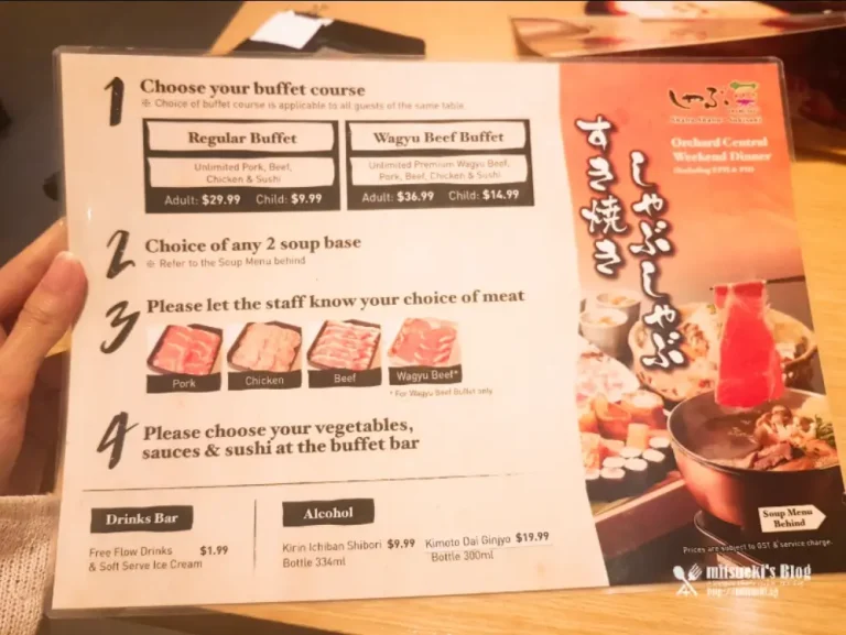 SHABU SAI MENU