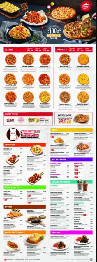 SPIZZA MENU SINGAPORE