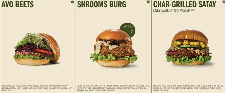 VEGANBURG MENU