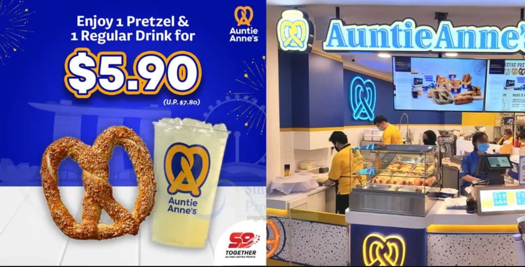 AUNTIE ANNE’S MENU SINGAPORE