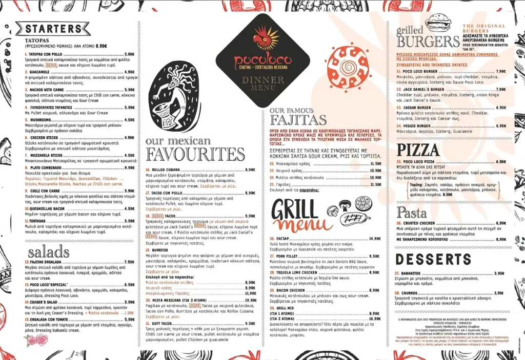 POCOLOCO MENU SINGAPORE