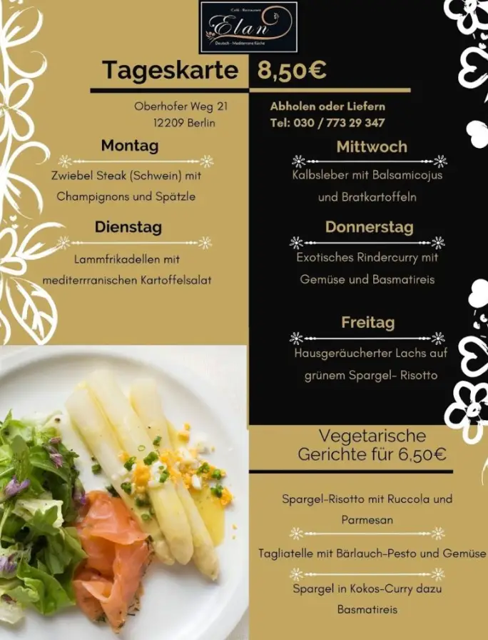 ELAN MENU SINGAPORE